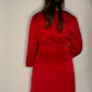 LIPSTICK RED GLAMOUR DRESS