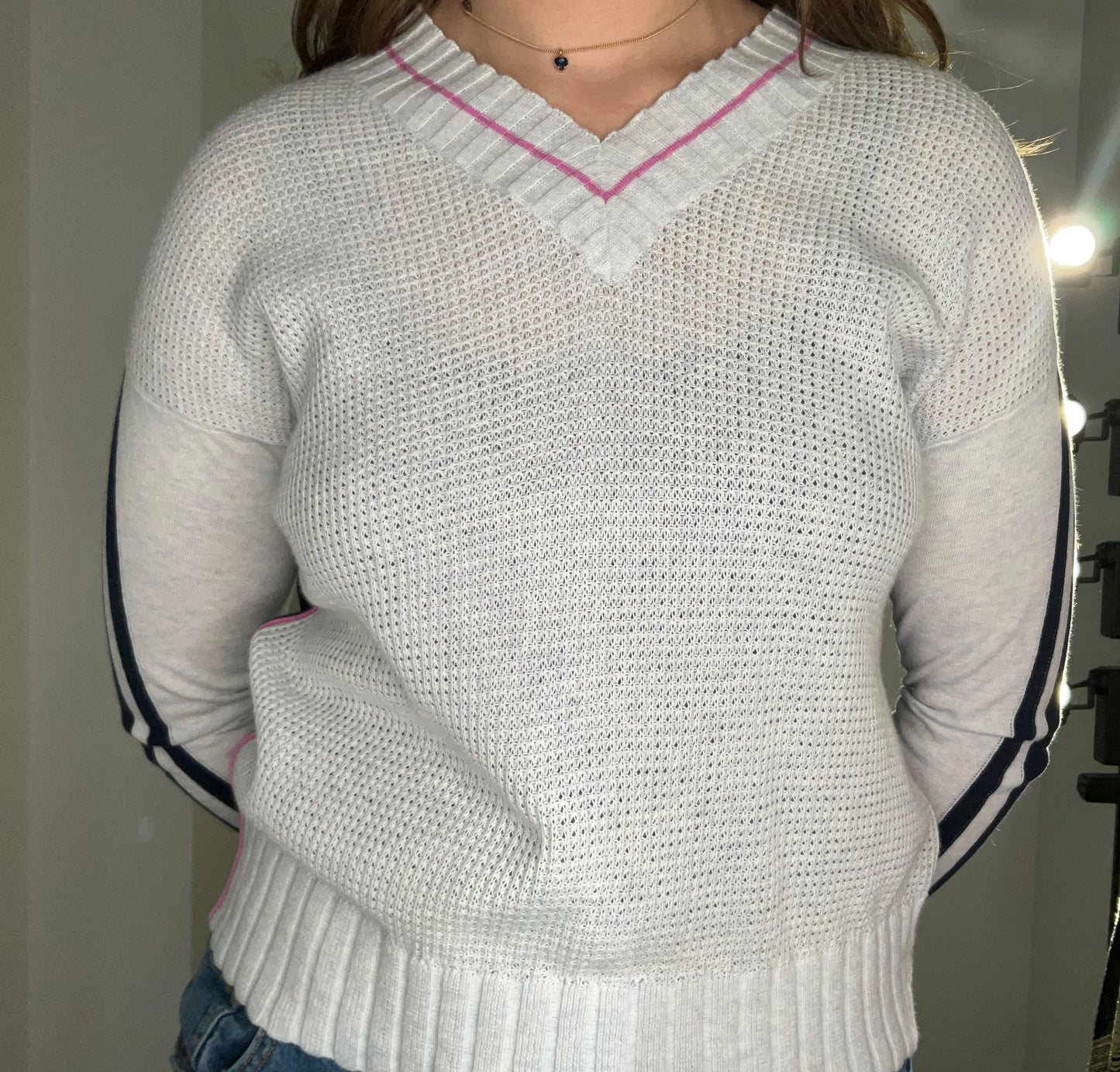 BLUE ICE COTTON SWEATER