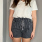 STRIPE SHORT