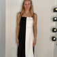 BLACK AND WHITE DRESS