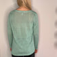SEAFOAM GREEN LINEN SWEATER