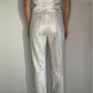 METALLIC WHITE AND GOLD PANT
