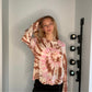 CHERRY SWIRL CASHMERE SWEATER