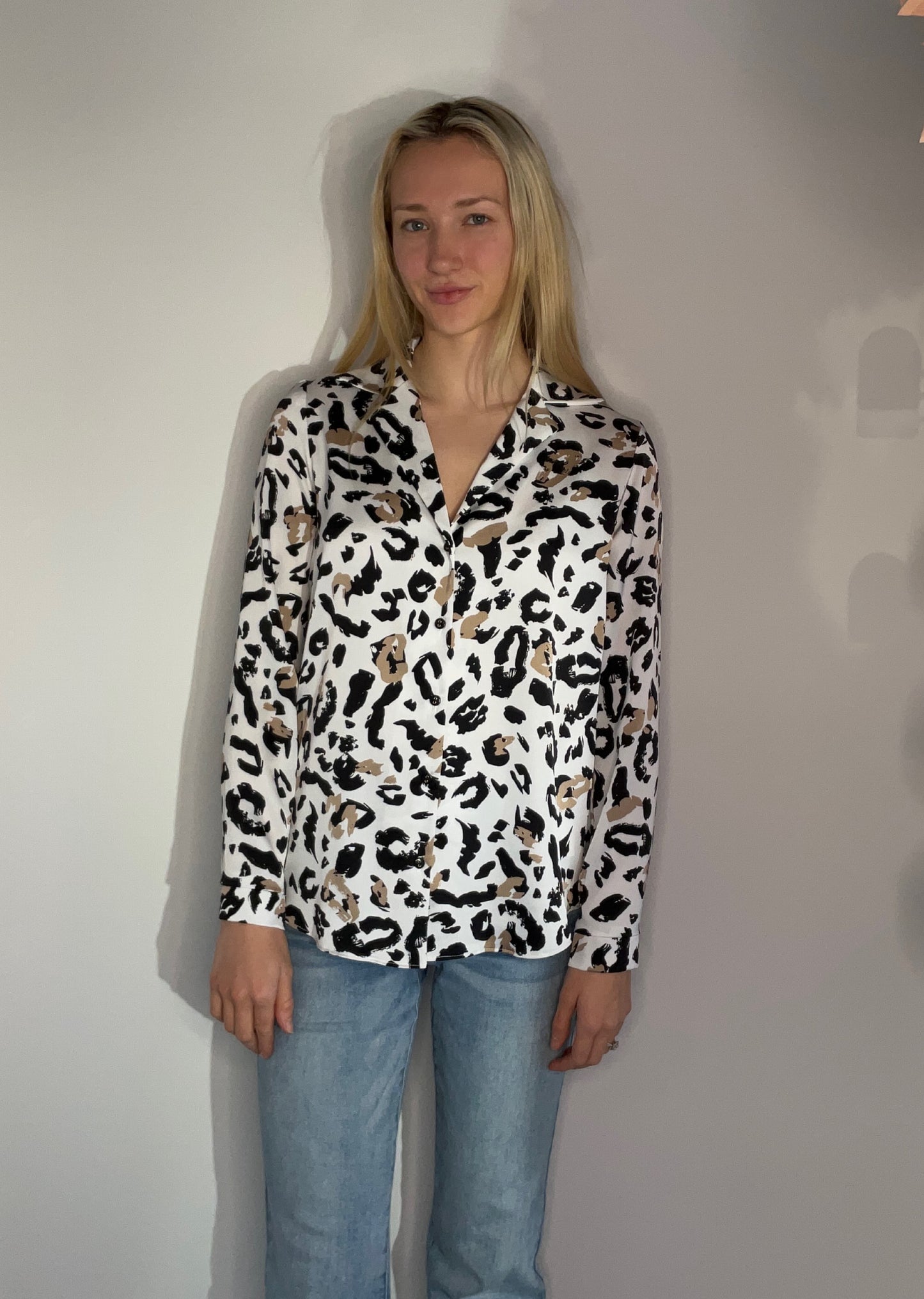 MUTED LEOPARD BLOUSE