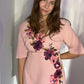 EMBROIDERED FLORAL DRESS