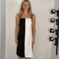 BLACK AND WHITE DRESS