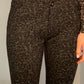 ANIMAL PRINT PONTE PANT