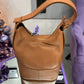 BROWN PEBBLED LEATHER MADE IN ITALY BAG
