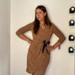 COPPER TEXTURED DRESS
