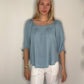 LYOCELL SLEEVE TIE TOP