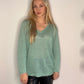 SEAFOAM GREEN LINEN SWEATER