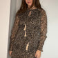 LEOPARD TIED DRESS