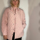 QUILTED BLUSH PINK COAT