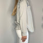 RUFFLE DENIM TOP