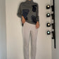 DENIM POCKET SWEATER