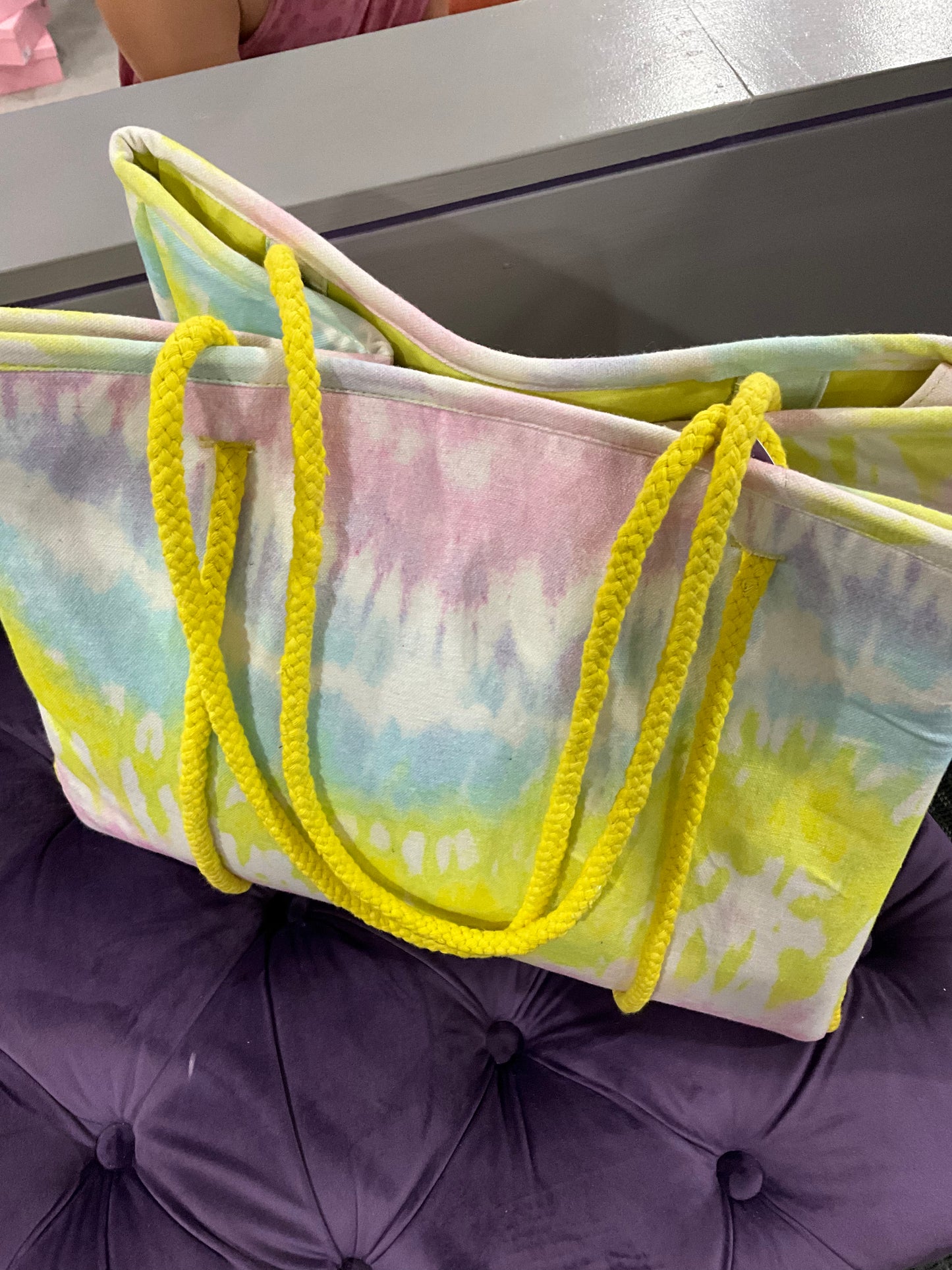 RAINBOW TIE DYE TOTE