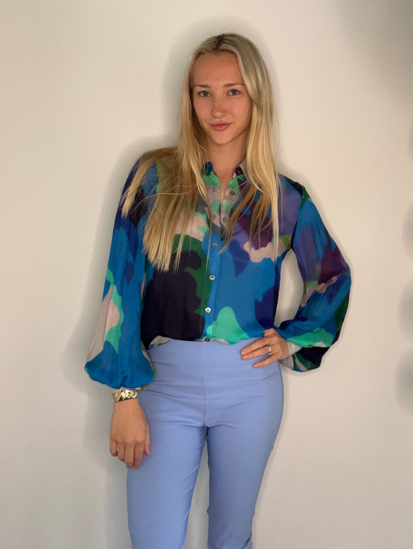 WATERCOLOR BLOUSE