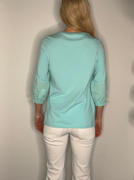 RUCHED CUFF TUNIC