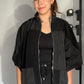 ZIPPER FRONT JACKET TOP