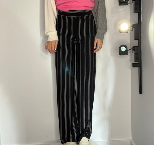 BLACK STRIPED PANT