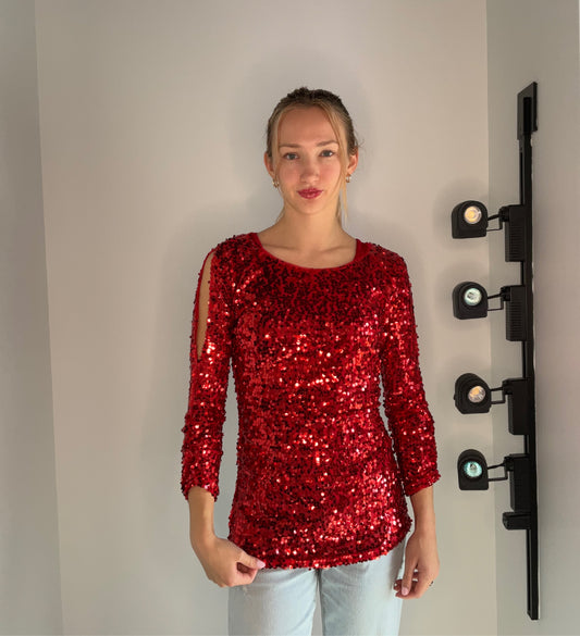 SEQUIN PARTY TOP