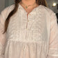 EYELET BEADED TOP