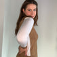 CAMEL COTTON SWEATER