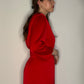 LIPSTICK RED GLAMOUR DRESS