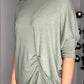 STUDDED CINCHED TOP