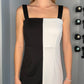 BLACK AND WHITE DRESS