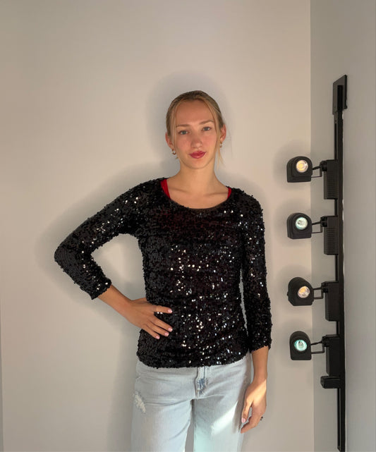 SEQUIN PARTY TOP