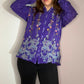 ALL OVER FLORAL GARDEN SILK TOP