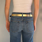 METALLIC LEATHERW/COVERED BUCK