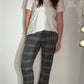 PLAID ZIP FRONT