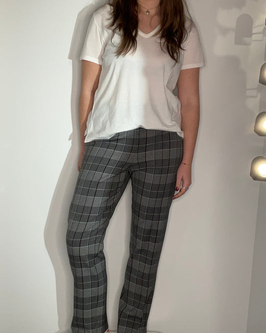 PLAID ZIP FRONT