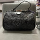 LEATHER FLORAL EMBOSSED HANDBAG