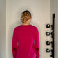 CASHMERE LEATHER STAR PATCH SWEATER