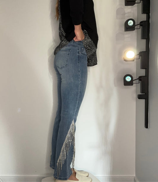 SWAROVSKI CRYSTAL FLARE JEAN
