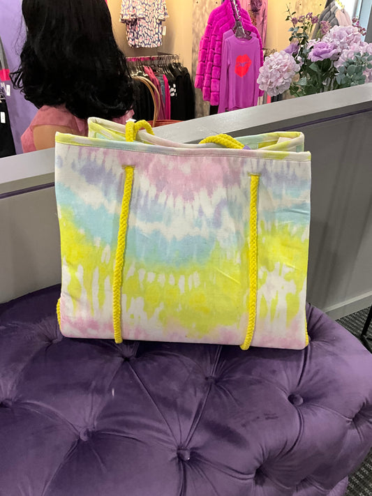 RAINBOW TIE DYE TOTE