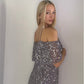 BEADED MIDI DRESS