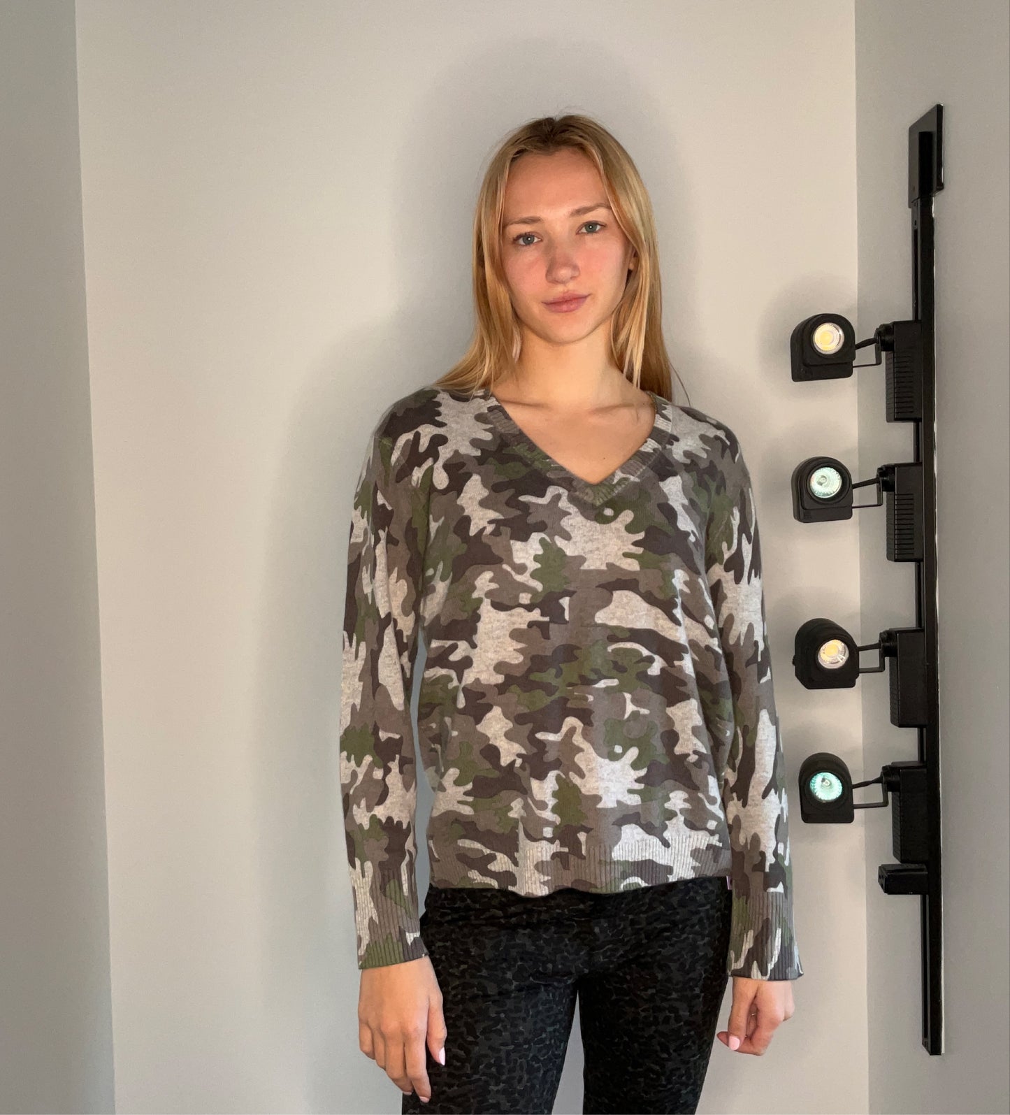 CASMERE CAMO SWEATER