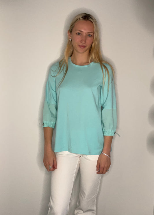 RUCHED CUFF TUNIC
