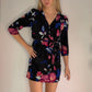 SILK FLORAL DRESS