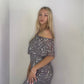 BEADED MIDI DRESS