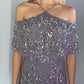 BEADED MIDI DRESS