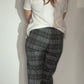 PLAID ZIP FRONT