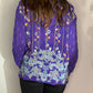 ALL OVER FLORAL GARDEN SILK TOP
