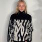 CHUNKY CASHMERE TIE DYE SWEATER