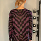 PURPLE ZEBRA TOP