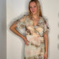 TIE DYE WRAP DRESS
